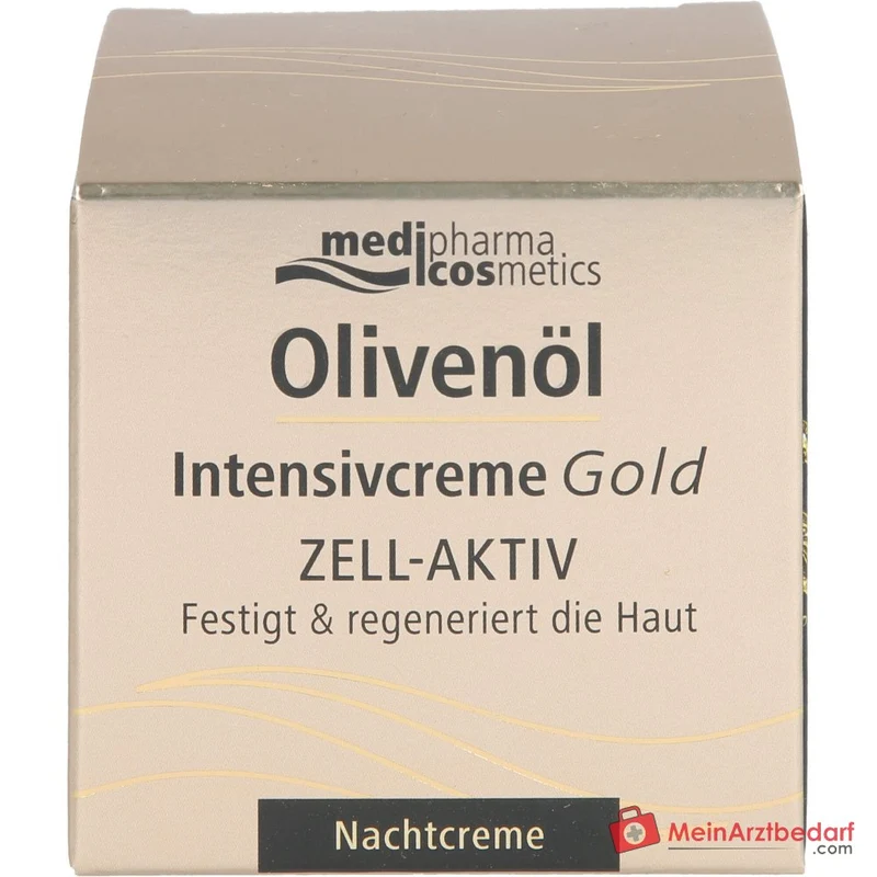 medipharma cosmetics Olivenöl Intensivcreme Gold Zell-Aktiv Nachtcreme, 50 ml