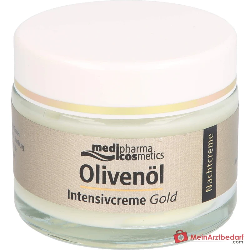 medipharma cosmetics Olivenöl Intensivcreme Gold Zell-Aktiv Nachtcreme, 50 ml