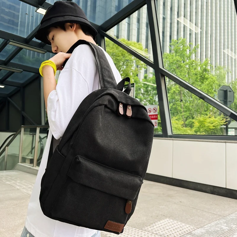Klassischer Canvas-Rucksack Karnz