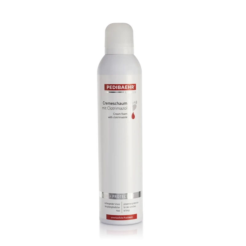 PEDIBAEHR Cremeschaum mit Clotrimazol
