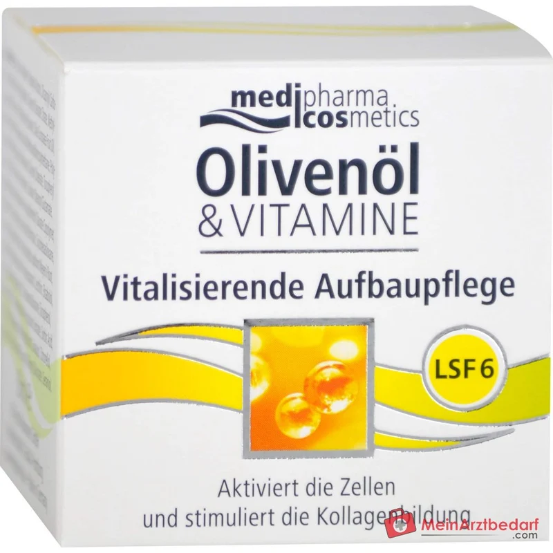 medipharma cosmetics Olivenöl & Vitamine Vitalisierende Aufbaupflege LSF 6, 50 ml