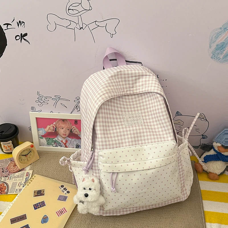 Chic Plaid Rucksack Karnz