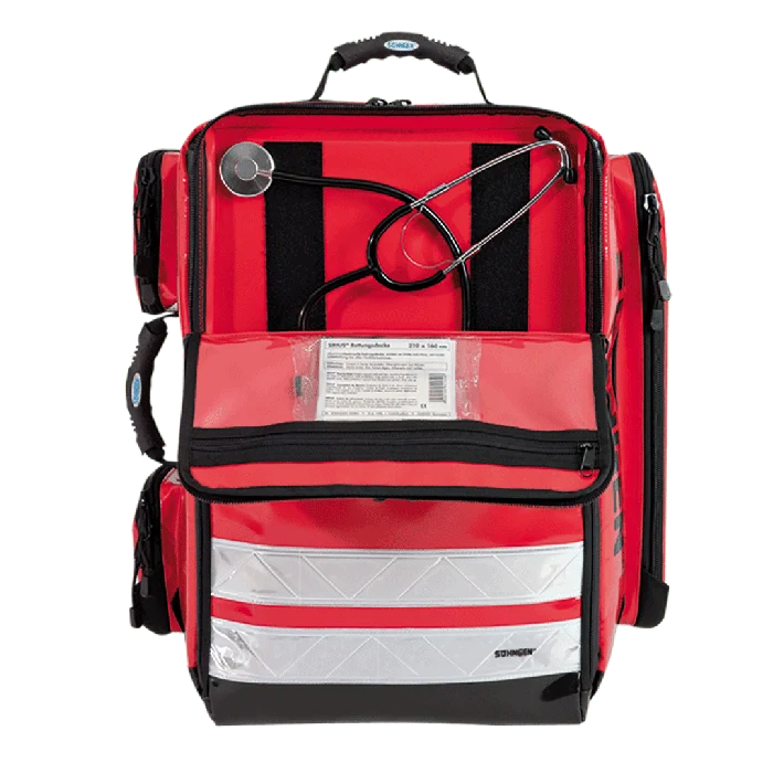 PROFiL Notfallrucksack leer inklusive 3 große - 2 kleine Modultaschen | Packung (1 Stück)