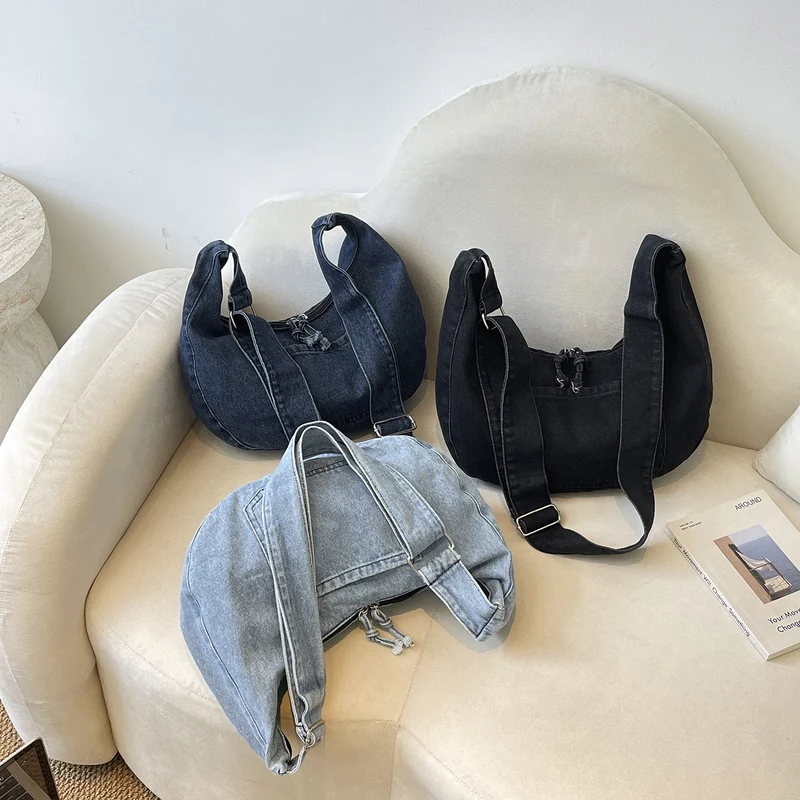 Chice Denim Schultertasche Karnz