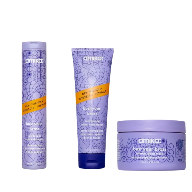 amika blonde boost bundle - Shampoo, Spülung, Haarmaske