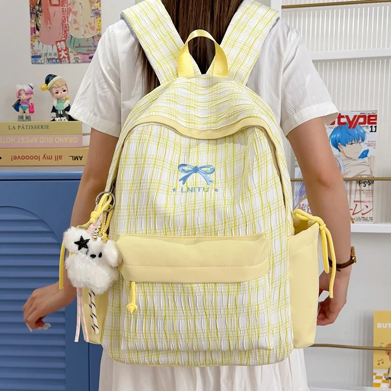 Gepunktetes Muster Freizeit Rucksack Karnz