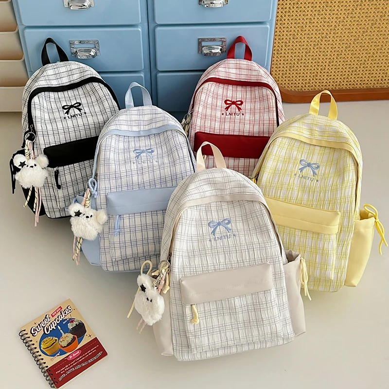 Gepunktetes Muster Freizeit Rucksack Karnz