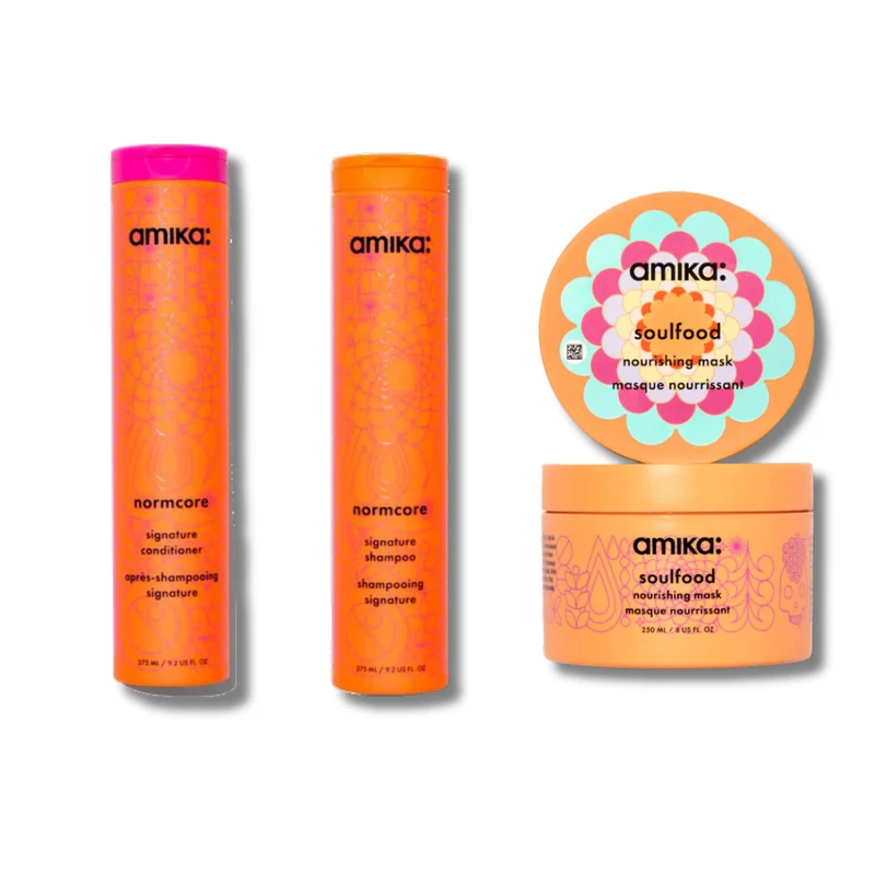 amika everyday essentials set - Shampoo, Spülung, Haarmaske