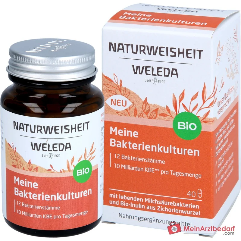 Weleda Naturweisheit Meine Bakterienkulturen Kapseln, 40 St.