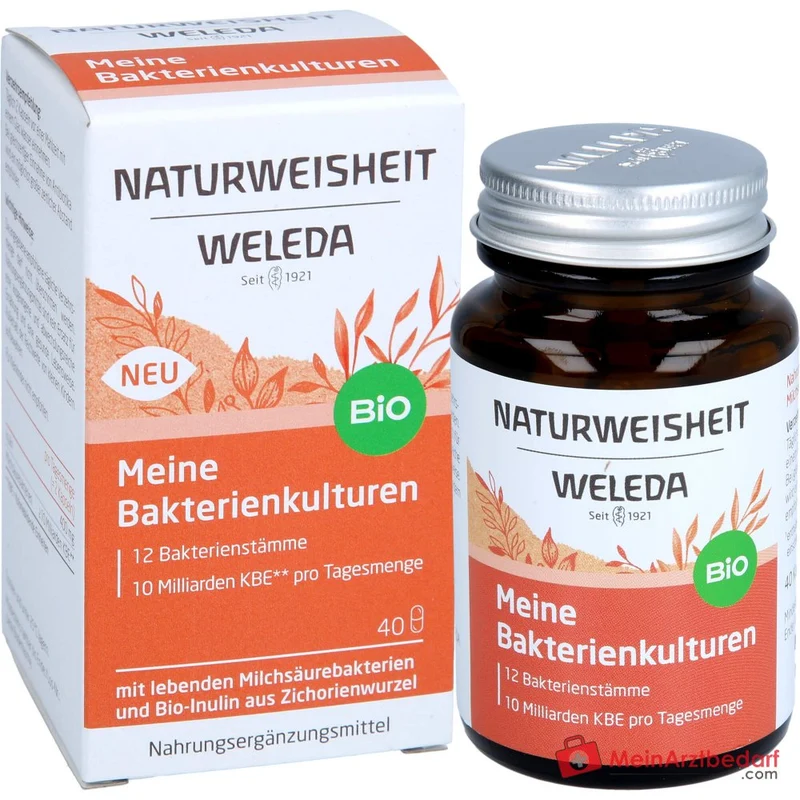Weleda Naturweisheit Meine Bakterienkulturen Kapseln, 40 St.