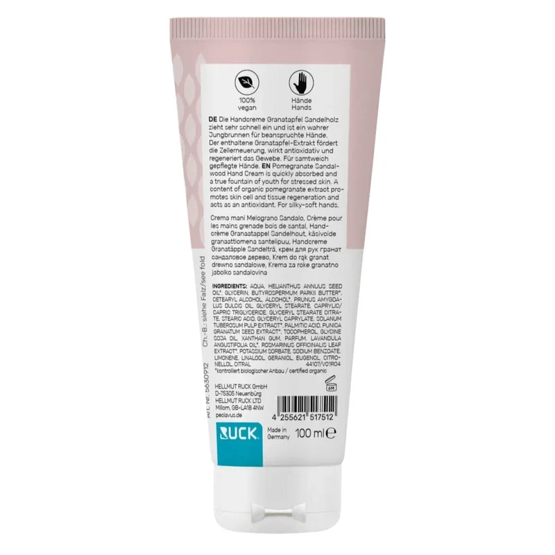 peclavus Handcreme Granatapfel Sandelholz