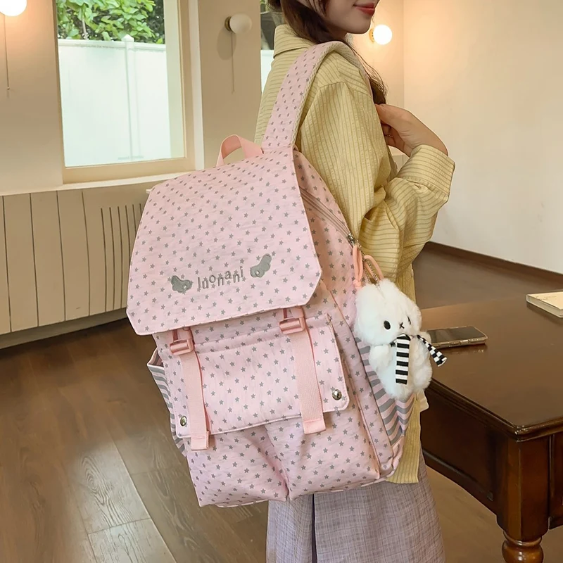 Charmante Stern-Beschmückte Freizeit-Rucksack Karnz