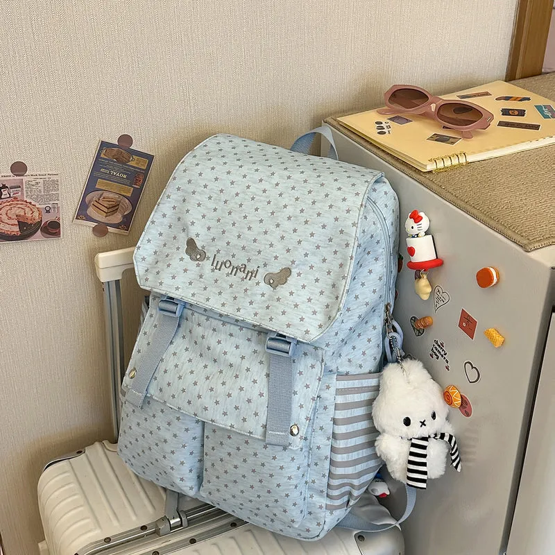 Charmante Stern-Beschmückte Freizeit-Rucksack Karnz