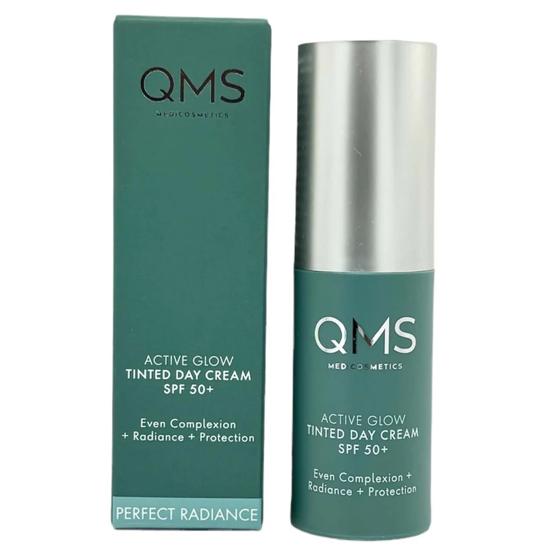 QMS Active Glow SPF50+ Tinted Day Cream 10ml
