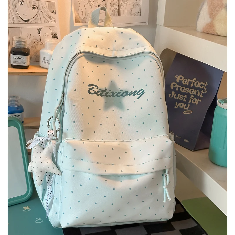 Charmanter Pünktchen Freizeit Rucksack Karnz