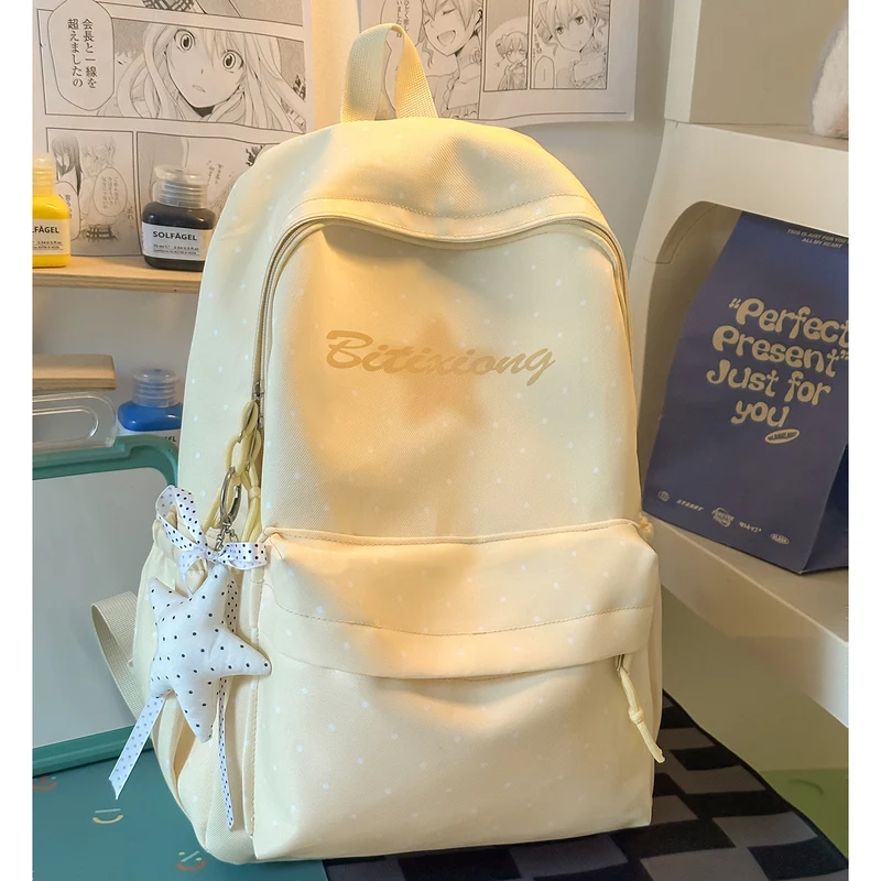 Charmanter Pünktchen Freizeit Rucksack Karnz