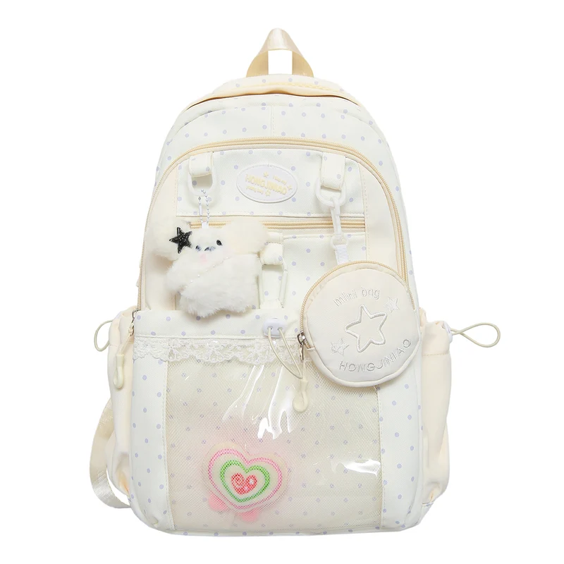 Charmanter gepunkteter Rucksack Karnz