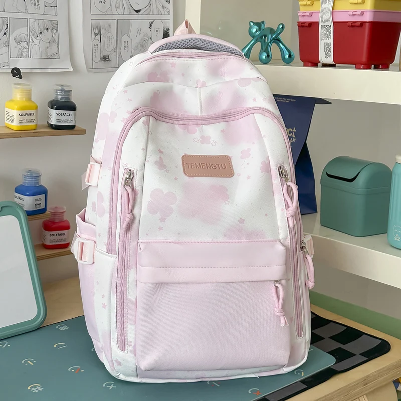 Charmanter Blumendruck Rucksack Karnz
