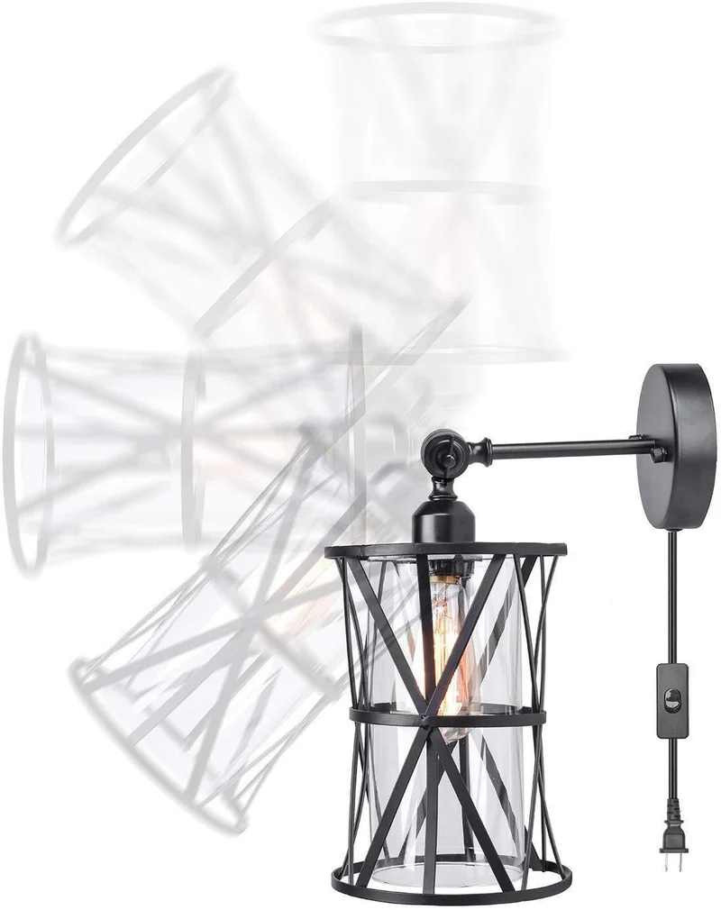 Moderne geometrische Wandlampe
