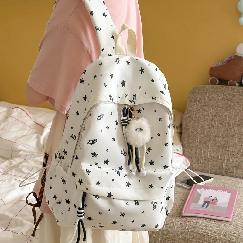 Lässig Leichter Sternen-Print Rucksack Karnz