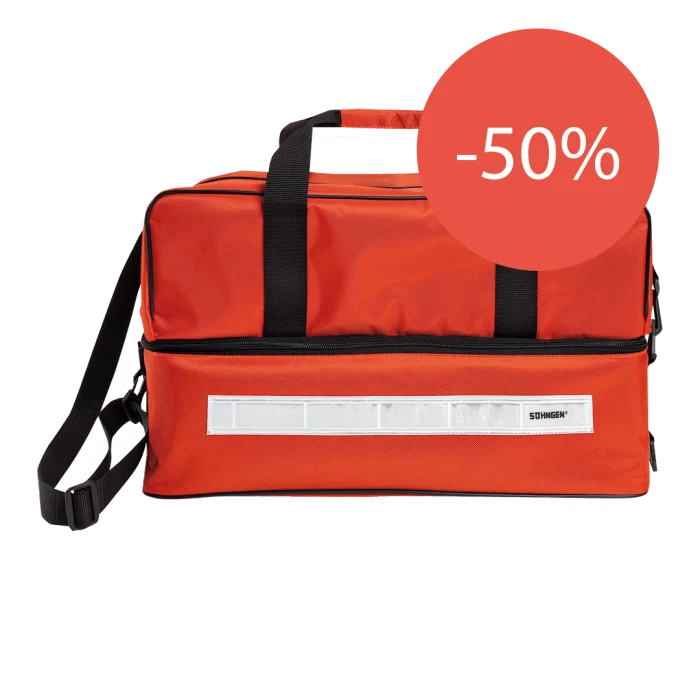 Notfall-Tasche SÖHNGEN® leer orange | Packung (1 Stück)