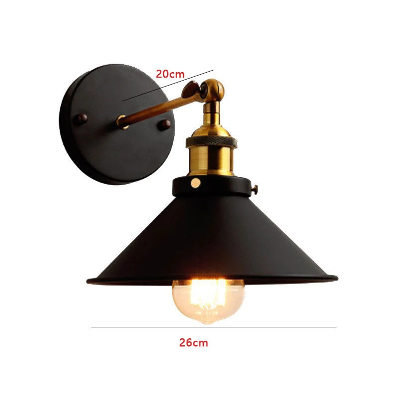 Industrielle Wandlampe