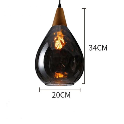 Künstlerische Tropfen Pendant Licht