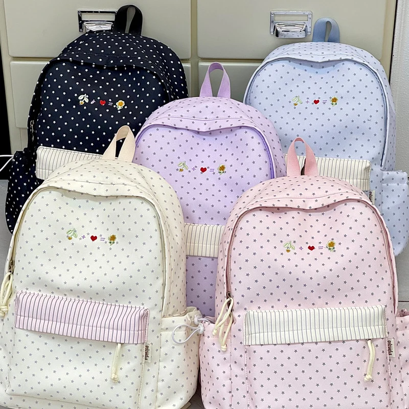 Lässiger Sternenbedruckter Rucksack Karnz