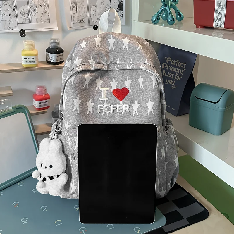 Lässiger Rucksack mit Sternmuster Karnz