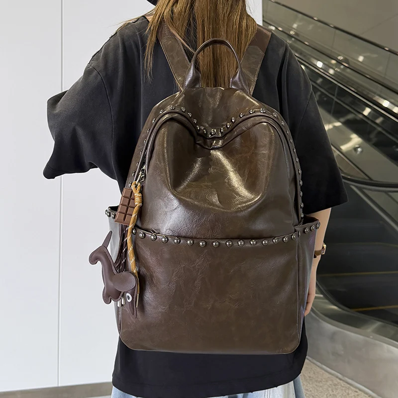 Legere Leder-Rucksack Karnz