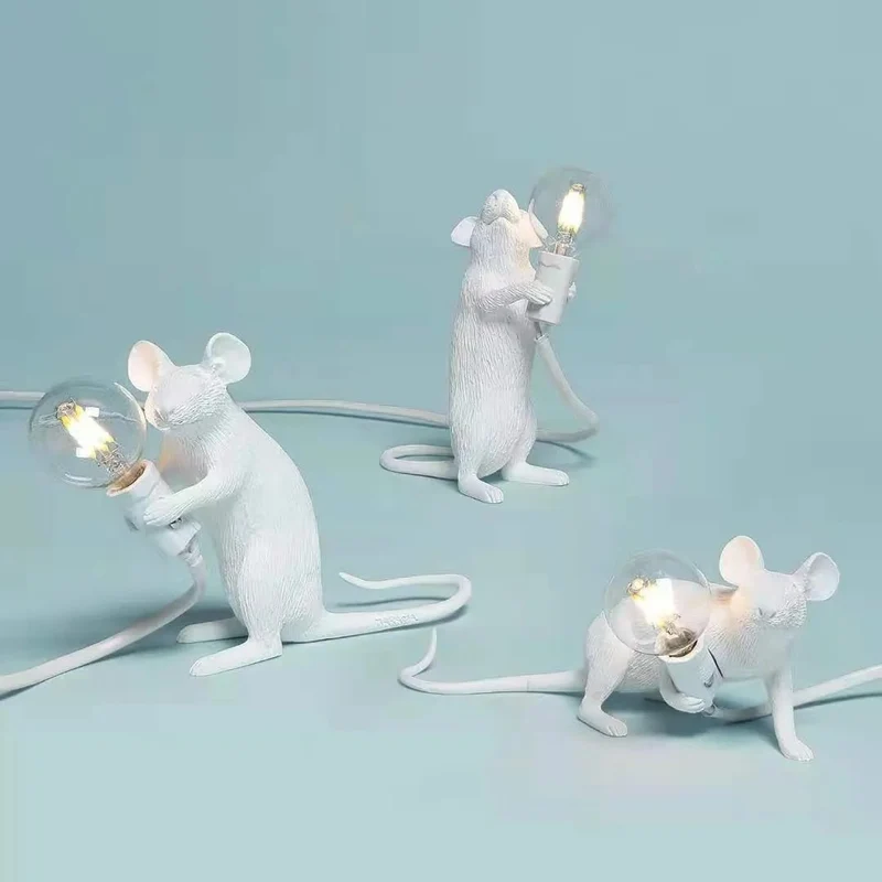 Künstlerische Maus Tischlampe