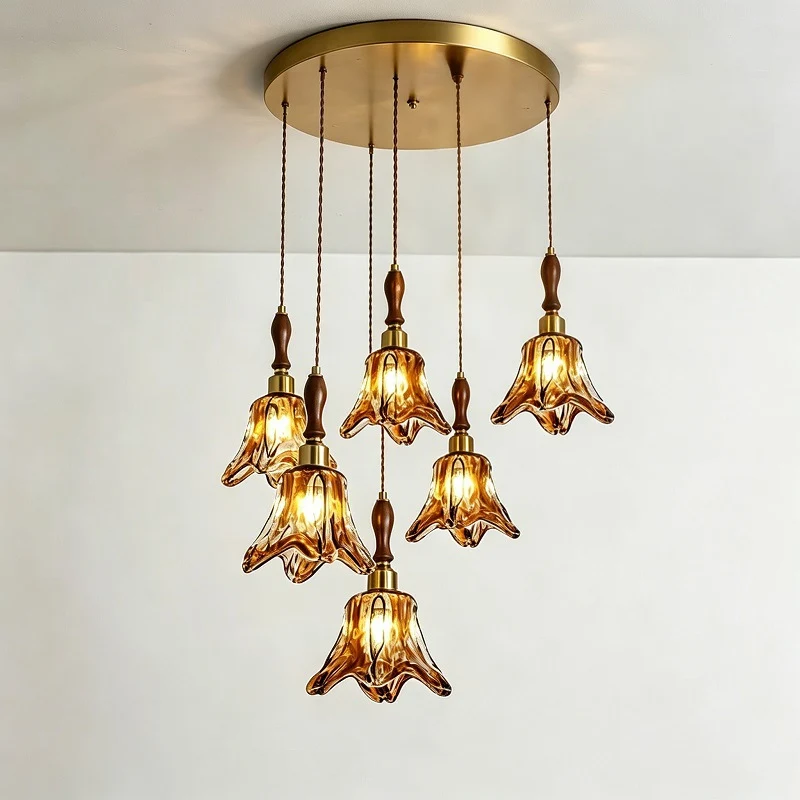 Künstlerische Floral Pendant Deckenleuchte