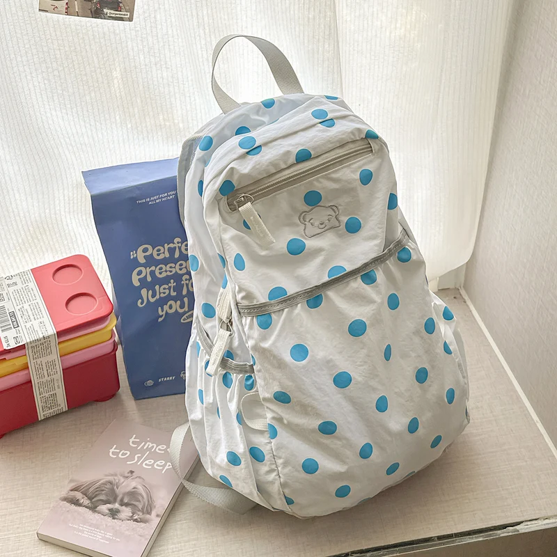 Lässiger Polka Dot Rucksack Karnz