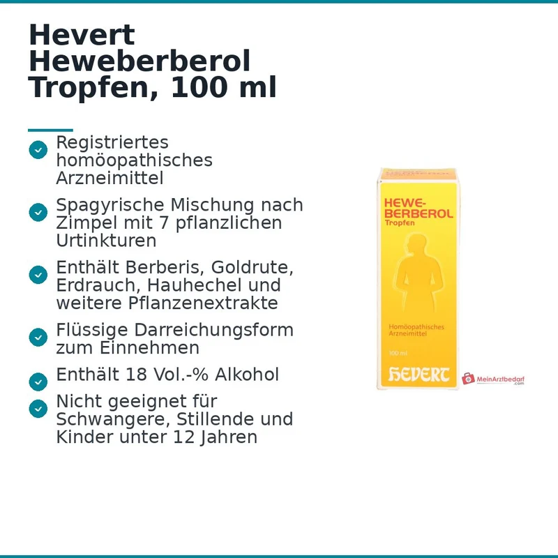 Hevert Heweberberol Tropfen, 100 ml