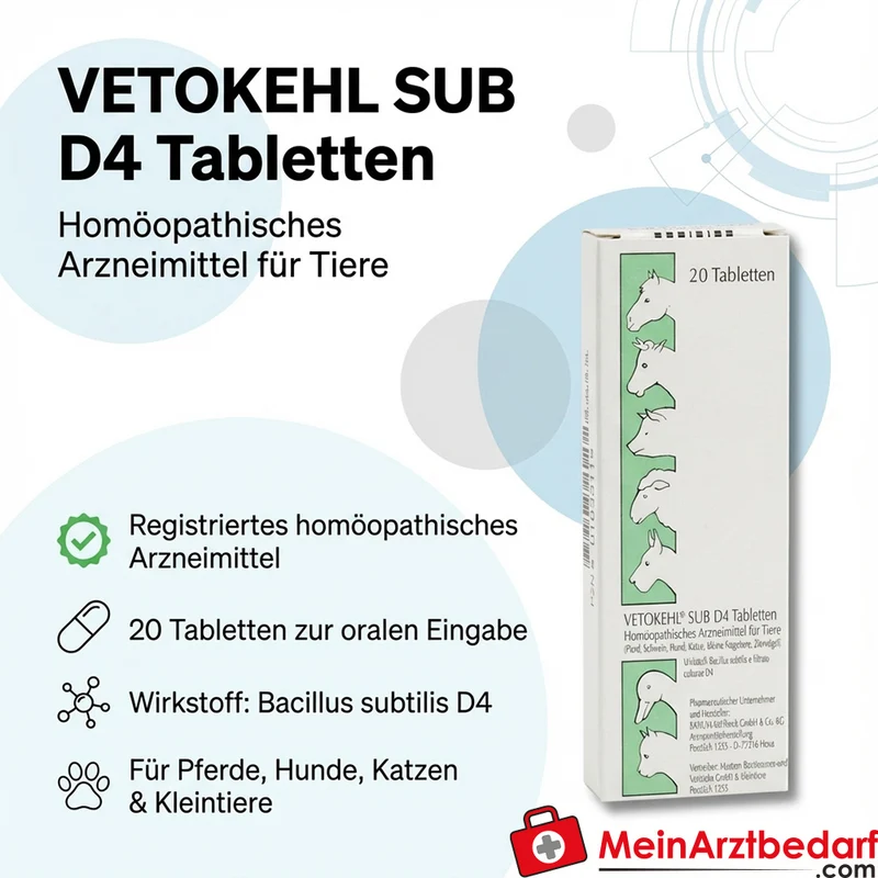 Vetokehl Sub D4, 20 St