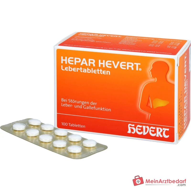 Hevert Hepar Lebertabletten, 100 St.