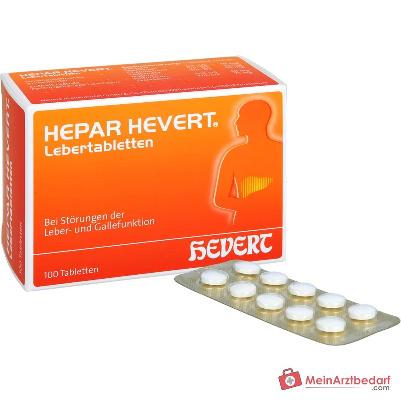 Hevert Hepar Lebertabletten, 100 St.