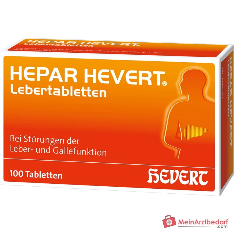 Hevert Hepar Lebertabletten, 100 St.
