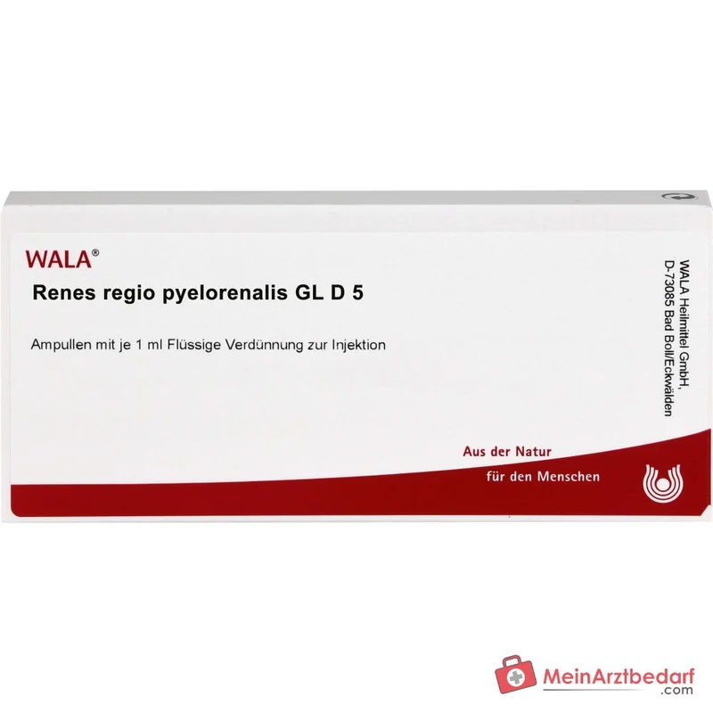 WALA Renes, regio pyelorenalis Gl D5 Ampullen, 10 Stück