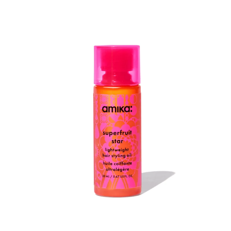 amika superfruit star leichtes haarstyling-öl