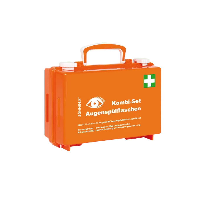 Kombi-Set Augenspülstation QUICK-CD orange | Packung (1 Stück)