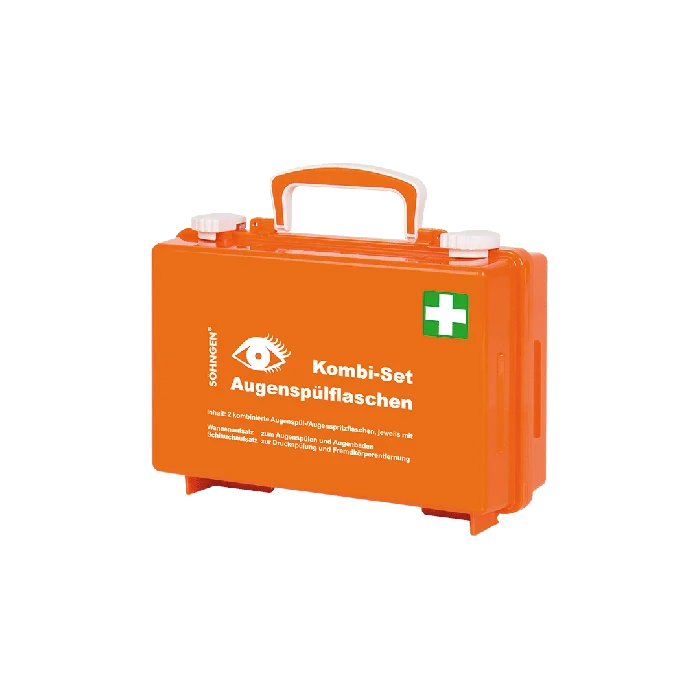 Kombi-Set Augenspülstation QUICK-CD orange | Packung (1 Stück)