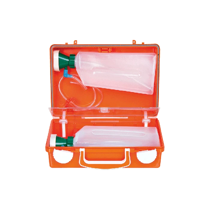 Kombi-Set Augenspülstation QUICK-CD orange | Packung (1 Stück)