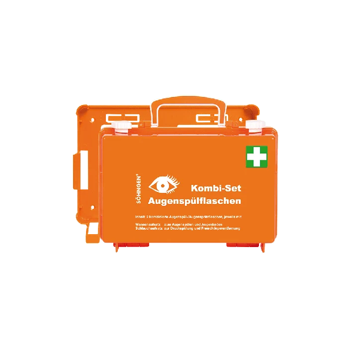 Kombi-Set Augenspülstation QUICK-CD orange | Packung (1 Stück)