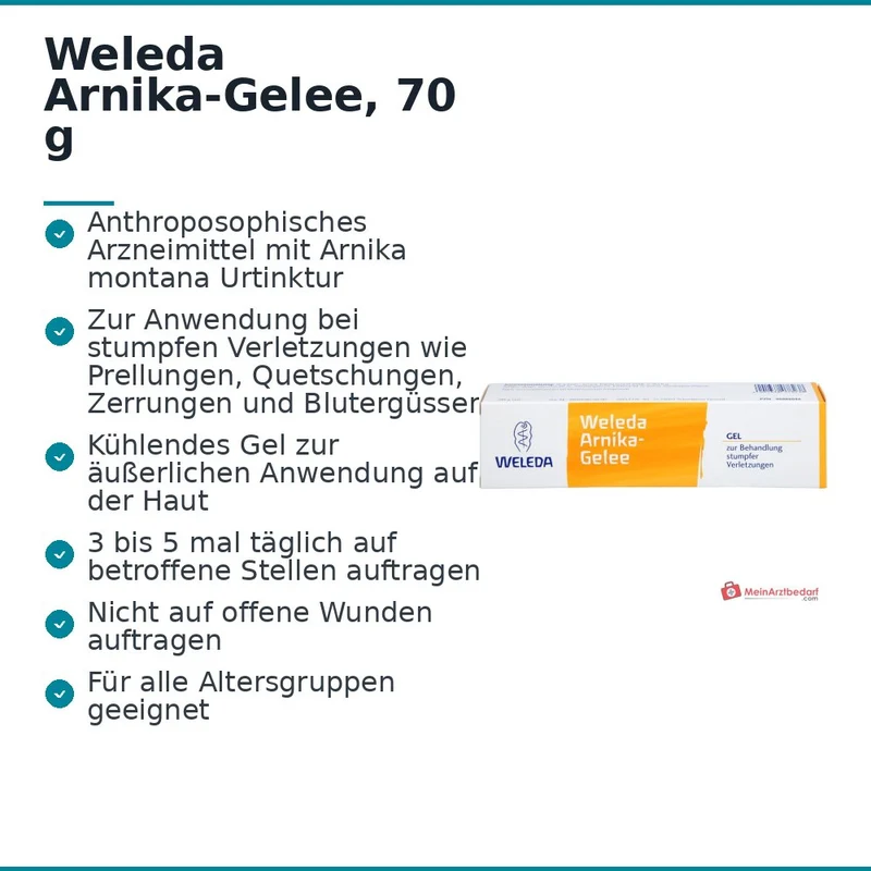 Weleda Arnika-Gelee, 70 g