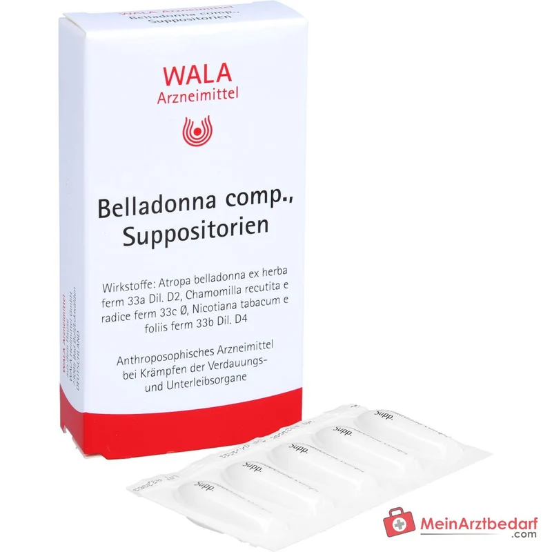 WALA Belladonna comp. Suppositorien, 10 St.