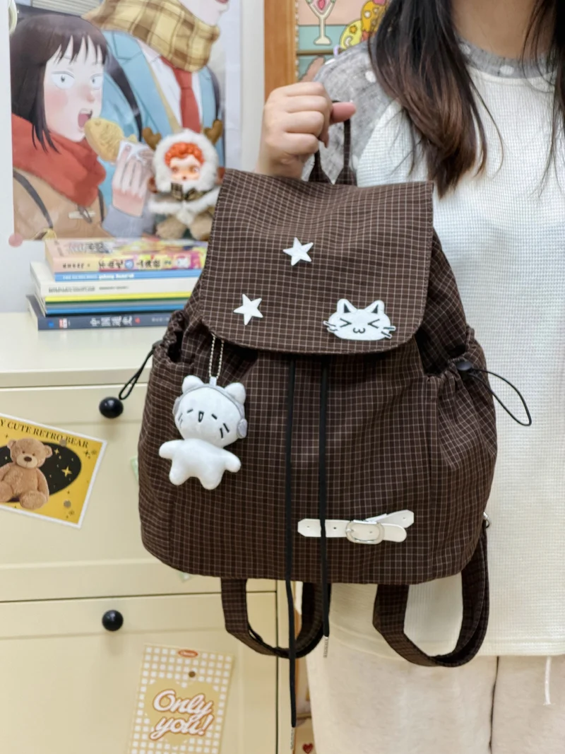 Lässiger Kordelzug-Rucksack Karnz