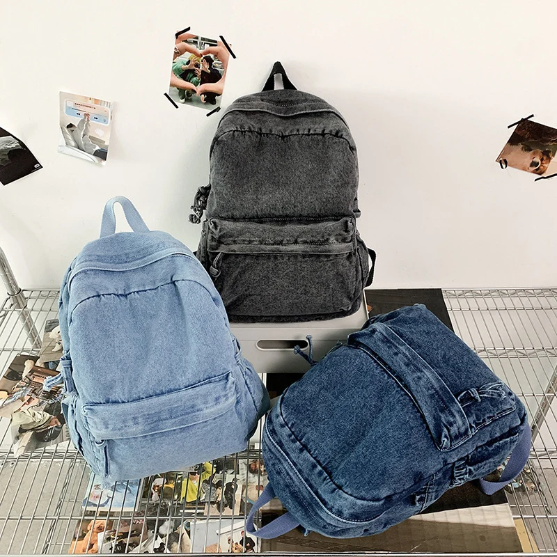 Lässiger Denim-Rucksack Karnz 1791204530