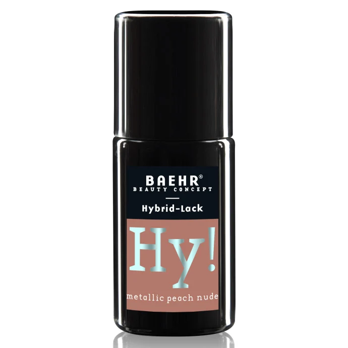 BAEHR Hy! Hybrid-Lack metallic peach nude 8 ml