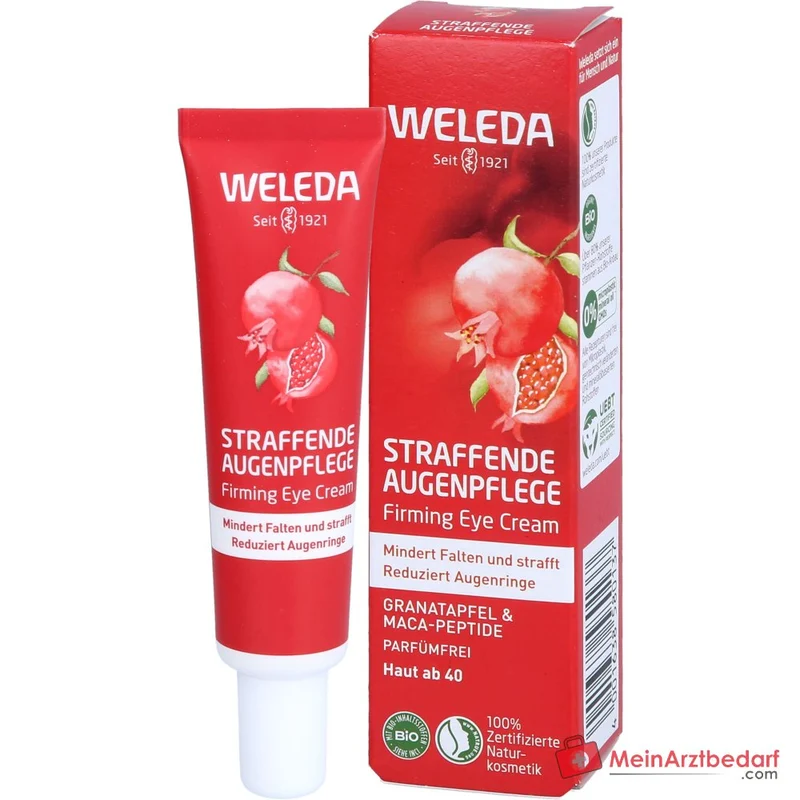 Weleda Straffende Augenpflege Granatapfel & Maca-Peptide, 12 ml